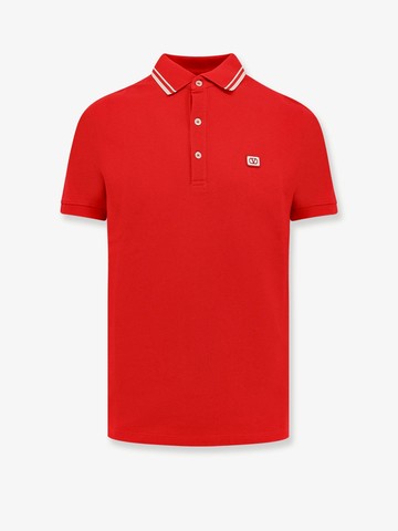 Cotton polo shirt with Vlogo - VALENTINO - gender_Man
