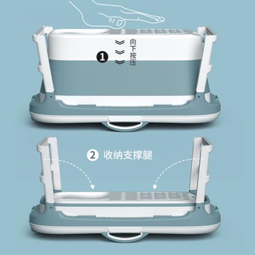 嬰兒洗澡盆寶寶浴盆兒童洗澡桶折疊浴桶大號浴缸泡澡桶可游泳家用 【林之舍】