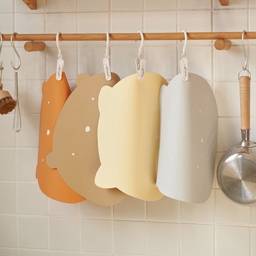 隔熱墊 兒童創意硅膠餐墊耐高溫餐桌家用鍋墊輕奢高級感墊子