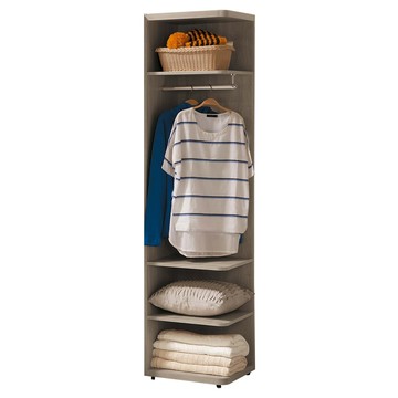 萊爾白橡色1.5尺轉角櫃