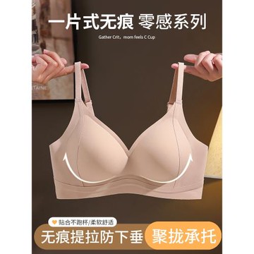 提拉內衣女小胸聚攏收副乳防下垂夏薄款外擴性感無鋼圈無痕文胸罩