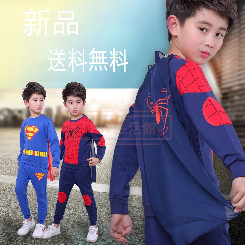 新品 アメイジングスパイダーマン コスプレ 男女兼用 子供 仮装 