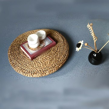 田園草編墊榻榻米日式藤編禪修墊蒲團坐墊草編茶道坐墊坐地團蒲