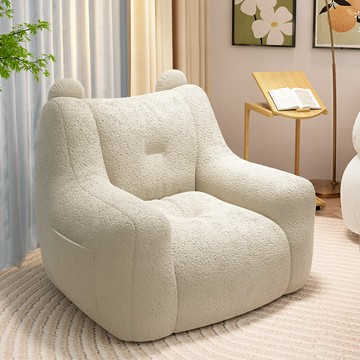 免運公司貨 開發票 懶人沙發小熊椅臥室小沙發網紅奶油風女生可愛榻榻米客廳地上坐墊