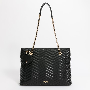✨喜迎春 - 獨享秒殺｜PLAYBOY-托特包 Femme系列 -黑色(541-1101-09-6)