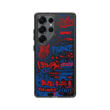 Galaxy S25 Ultra Clear 酷墨灰 - FFF - Bleu collectif