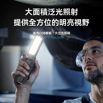 ❄️好物精選丨多功能可摺疊多角度工作維修燈帶磁吸雙色光源頭戴燈戶外迷你手電