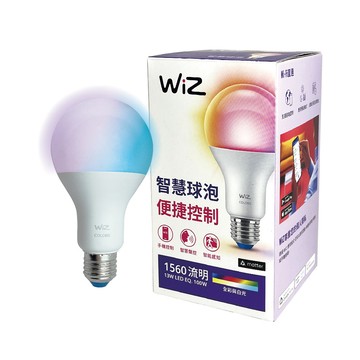 PHILIPS 【4入組】LED WiZ 13W 110V APP手機控制 調光調色 智慧照明 球泡燈 全彩燈泡