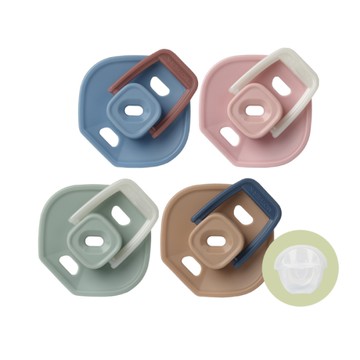 韓國 MOTHER-K 雙扁型安撫奶嘴附收納盒(多款可選)