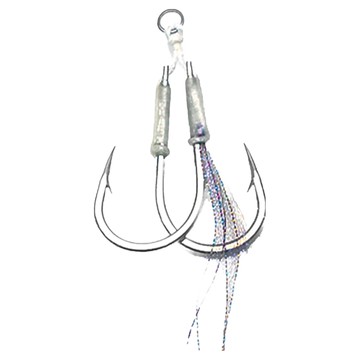 HEARTY RISE 哈帝來斯 穴明金蔥輔助鉤 SJA-51 大物鐵板夜光  1cm  1組  2個