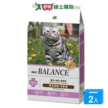 博朗氏-成老貓貓糧1.5KG【兩入組】【愛買】