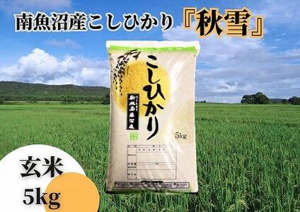 南魚沼産コシヒカリ「秋雪」玄米5kg×9回 新潟県の特A地区南魚沼市の美味しいお米