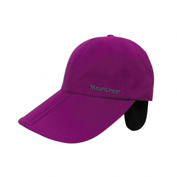 【【蘋果戶外】】山林 12H01-93 紫羅蘭 中性帽眉可折耳罩帽 遮耳帽 帽簷可折好收納保暖帽防晒帽 磨毛防撥水 Mountneer