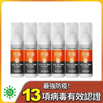 台塑生醫Drs Formula抗菌防護噴霧100g(6入/組)