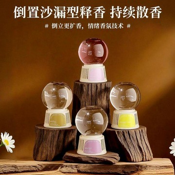 桃園出貨✨水晶球倒置香氛倒立香薰臥室房間空氣清新劑廁所衛生間除臭去異味