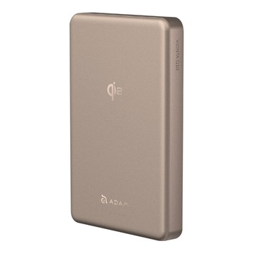 ADAM elements 亞果元素 Qi2 超輕薄行動電源 10000mAh Type-C  金色  VIONTA Q10