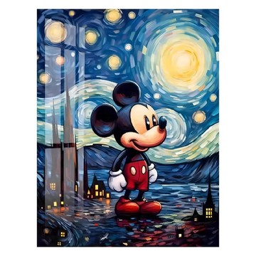 創彩 5D 鑽石畫 40x30cm  米奇 多色  1個