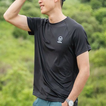 【WOAWOA】UPF50+涼感循環極風衣 經典LOGO款 男版 (登山衣 排汗衣 涼感衣 衣服 冰峰衣 防曬 登峰衣)