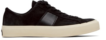 TOM FORD 黑色 Suede Cambridge 运动鞋