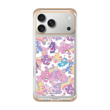 iPhone 17 Pro Max ClearX 暖透橘 - Care Bears - 粉紫樂園