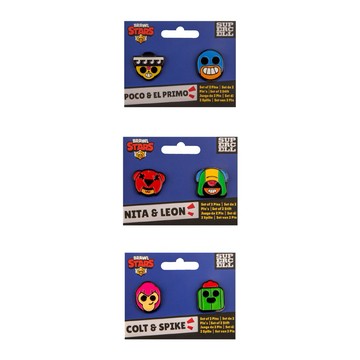 官方授權｜《Brawl Stars 荒野亂鬥》傳奇英雄雙打徽章2入組(代理商公司貨)