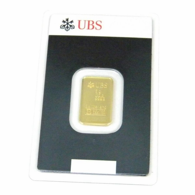 UBS 純金 インゴット 5g ゴールドバー 24金 k24 金塊(41645
