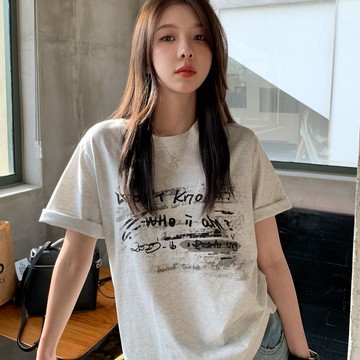 免運 夏天女裝 100%純棉 寬鬆上衣 短袖t恤女 oversize 短袖衣 落肩短t shirt 大學t 3155