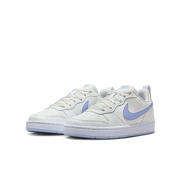 NIKE 休閒鞋 女鞋 大童 運動鞋 COURT BOROUGH LOW RECRAFT GS 白藍紫 DV5456-103