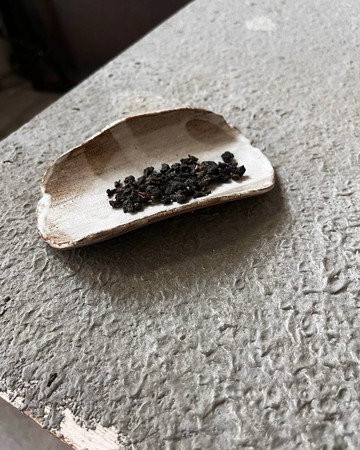 流白 茶則 香皿 零七 茶席 | 陶器皿