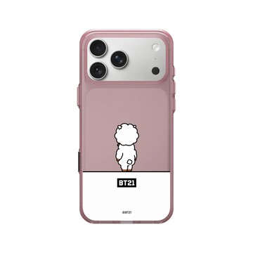iPhone 17 Pro Max Clear (相機按鈕) 晶醺玫 - BT21 - 猜猜是誰？RJ