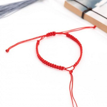 腳鏈繩子半成品手工編織金剛結手繩半成品可穿珠硬金貔貅平安扣p