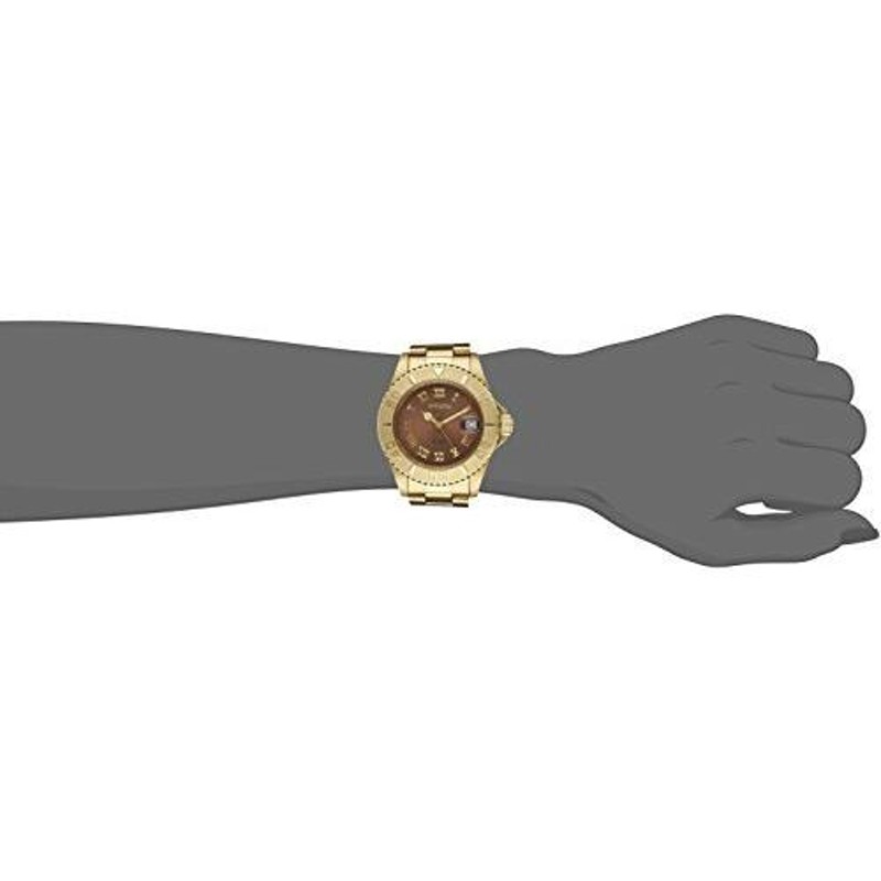 Invicta Women &aposs 14365?AngelアナログDisplay SwissクオーツGold