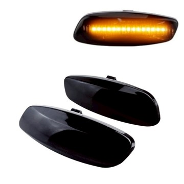 適用於 寶獅 207 308 3008 5008 RCZ C3 C4 C5 DS3 DS4 LED 燻黑流光側燈台灣發貨