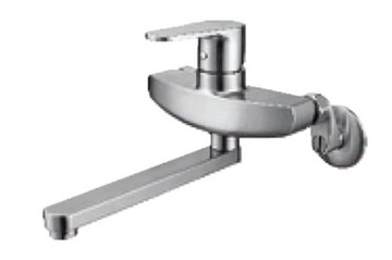 BOSS不銹鋼LF無鉛廚房壁式龍頭/HB-108028 桃竹苗提供安裝服務