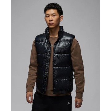 NIKE 耐吉 男羽絨背心-黑色 AS M J FLIGHT DOWN VEST-FV7274010
