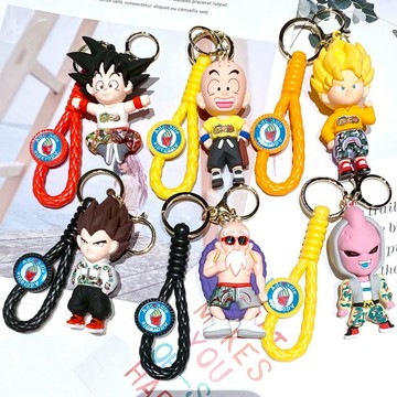 七龍珠系列立體鑰匙掛件6入