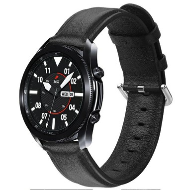【皮革式錶帶】Samsung Galaxy Watch3 41mm 智慧手錶替換帶/20mm手錶錶帶/腕帶-ZW