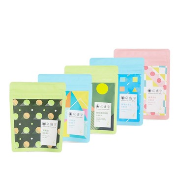 京盛宇 【茶包】五款隨行包套組 共35入茶包(品味台灣好茶)