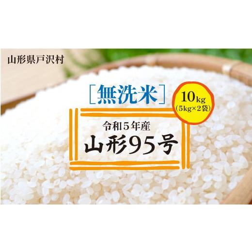 ふるさと納税 山形県 戸沢村 令和5年産　山形95号10kg（5kg×2袋）　山形県戸沢村