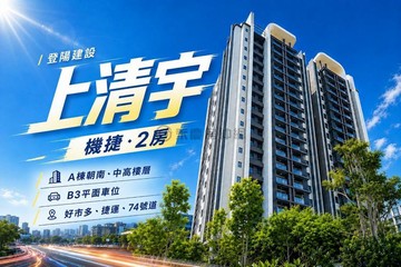 登陽上清宇｜好市多機捷核心地段｜兩房平車｜台中市北屯區南興北一路