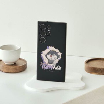 Disney Cats And Dogs-魯斯佛款每天耍壞純色矽膠SAMSUNG手機殼