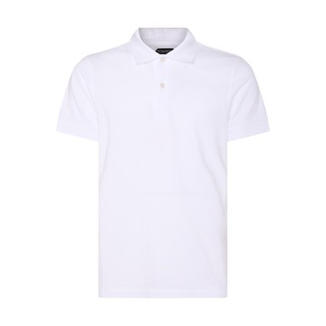 Tom Ford - Ecru Cotton Polo Shirt