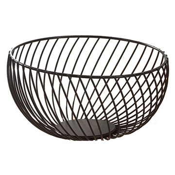 好物良品 經典圓盆 金屬烤漆  25 × 14.5cm  黑色  1個