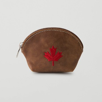 Roots 小皮件- MAPLE LEAF EURO 零錢包