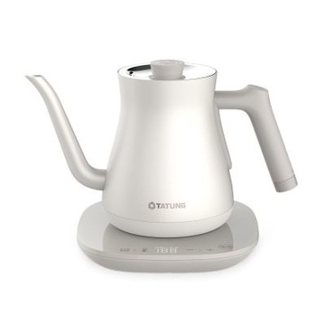 TATUNG大同 1.8L 溫控手沖電茶壺 (1機1底座) /台 TEK-0924EA-W