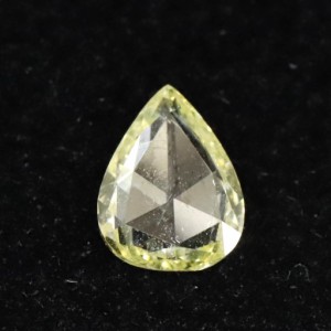 天然非処理 イエローダイヤモンド ローズカット ルース 0.65ct 