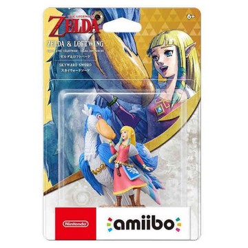 ★雪兒電玩★ 全新現貨 AMIIBO-薩爾達＆洛夫特鳥-薩爾達傳說 禦天之劍 HD