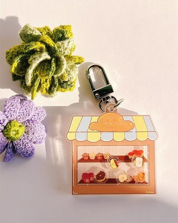 DOC-DAK 麵包店 搖搖樂鑰匙圈