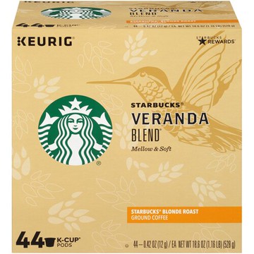 Starbucks Veranda Blend Coffee Blend 44 K-Cups