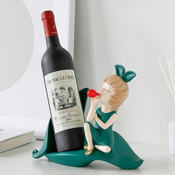 家用紅酒架電視酒柜裝飾品擺件北歐風高檔輕奢客廳玄關家居工藝品